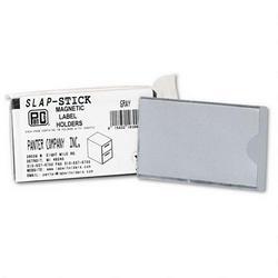 Panter Company Magnetic Label Holders, 4-1/4 x 2-1/2 , Gray, 10/Pack (PCIMAGLHGY)