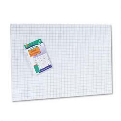 Magna Visual, Inc. Magnetic Start-Up Planning Kit, 2-Sided Board, 1 x 1 Grid/Plain White, 36w x 24h (MAVSPK46R)
