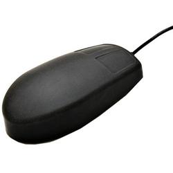 Man & Machine Mighty Mouse 2-Button Water-Proof Optical Black - Optical - USB