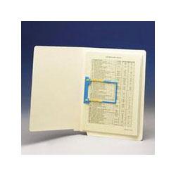 Smead Manufacturing Co. Manila End Tab Expansion Folders with U-Clip, 3/4 Exp., Letter, 50/Box (SMD34112)