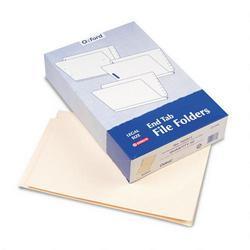 Esselte Pendaflex Corp. Manila End Tab Folders, 3/4 Exp., 1 Fastener, 2-Ply Tab, Legal Size, 50/Box (ESSH20U1)