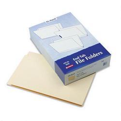 Esselte Pendaflex Corp. Manila End Tab Folders, 3/4 Exp., 2 Fasteners, 2-Ply Tab, Legal Size, 50/Box (ESSH20U13)