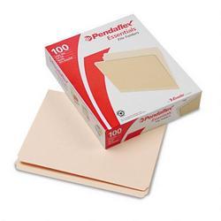 Esselte Pendaflex Corp. Manila File Folders, Recycled, Top Tab, Straight Cut, Letter, 100/Box (ESS752)