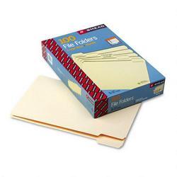 Smead Manufacturing Co. Manila File Folders, Single-Ply Top, 1/5 Cut, Legal, 100/Box (SMD15350)