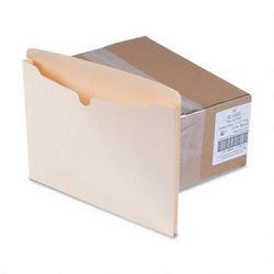 S And J Paper/Gussco Manufacturing Manila Recycled File Jackets, 1-1/2 Expansion, Letter Size, 50/Box (SJPS11320)