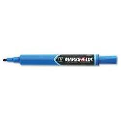 Avery-Dennison Marks-A-Lot® Large Chisel Tip Permanent Marker, Blue Ink (AVE08886)