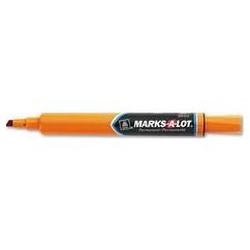 Avery-Dennison Marks-A-Lot® Large Chisel Tip Permanent Marker, Orange Ink (AVE08883)