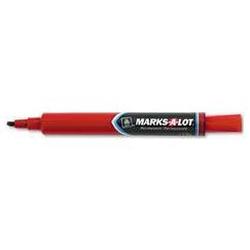 Avery-Dennison Marks-A-Lot® Large Chisel Tip Permanent Marker, Red Ink (AVE08887)