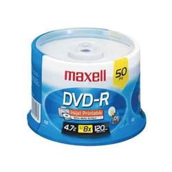 Maxell 16x DVD-R Media - 4.7GB - 50 Pack (638022)