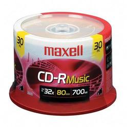 Maxell 48x CD-R Digital Audio Media - 700MB - 30 Pack