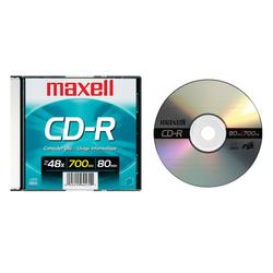 Maxell 48x CD-R Media - 700MB - 1 Pack (648201)