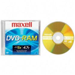 Maxell 5x DVD-RAM Media - 4.7GB - 1 Pack
