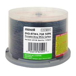 Maxell 8x DVD-R Media - 4.7GB - 50 Pack (635128)