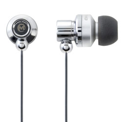 MAXIMO Maximo iM-390 iMetal Isolation Earphones For iPod , MP3, Smartphone, PDA, and Air Travel