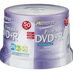 Memorex 16x DVD+R Media - 4.7GB - 50 Pack (4753)