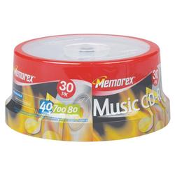 Memorex 40x CD-R Digital Audio Media - 700MB - 30 Pack
