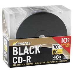 Memorex 48x CD-R Media - 700MB - 10 Pack