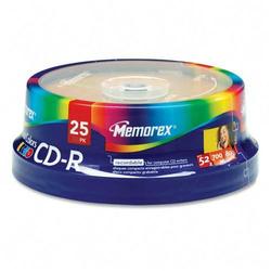 Memorex 48x CD-R Media - 700MB - 25 Pack