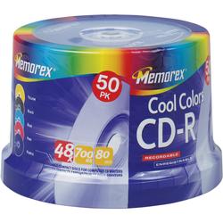 Memorex 48x CD-R Media - 700MB - 50 Pack (4626)