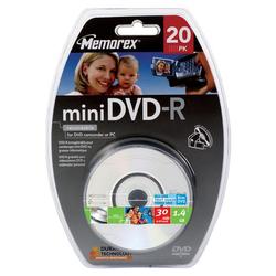 Memorex 4x DVD-R Media - 1.4GB - 20 Pack