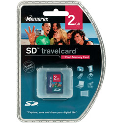 Memorex TravelCard 2GB Secure Digital Card - 2 GB