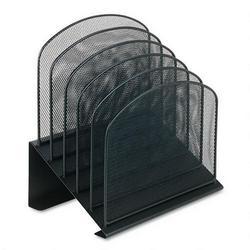 Safco Products Mesh Desk Oragnizers, Five Tiered Sections, Black (SAF3257BL)