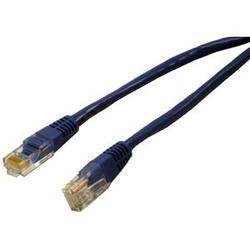 MICRO CONNECTORS Micro Connectors Cat.5E Patch Cable - 1 x RJ-45 - 1 x RJ-45 - 1ft - Blue