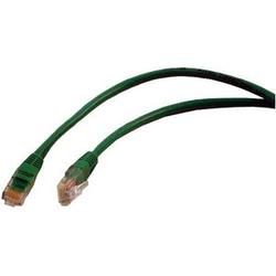 MICRO CONNECTORS Micro Connectors Cat. 5E UTP Patch Cable - 1 x RJ-45 - 1 x RJ-45 - 25ft - Green