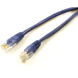 MICRO CONNECTORS Micro Connectors Cat. 6 UTP Cable - 1 x RJ-45 - 1 x RJ-45 - 1ft - Blue