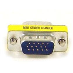 MICRO CONNECTORS Micro Connectors HD15 Male to Male Gender Changer - 15-pin D-Sub (HD-15) Male to 15-pin D-Sub (HD-15) Male