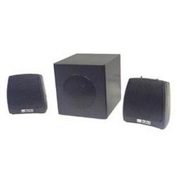 MICRO INNOVATIONS Micro Innovations MM610D Amplified Multimedia Speakers - 2.1-channel - Black