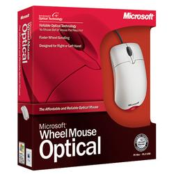 Microsoft Wheel Mouse Optical D6600029 Mouse - Optical - USB, PS/2