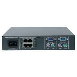 MINICOM ADVANCED Minicom Smart IP Access KVM Extender - 1 Computer(s) - 1 User(s) - 1 x mini-DIN (PS/2) Keyboard, 1 x mini-DIN (PS/2) Mouse, 1 x HD-15 Monitor - Rack-mountable