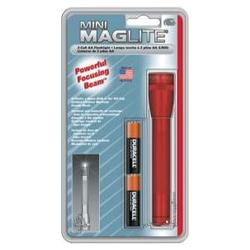 Maglite Minimag Aa Blister Pack, Red