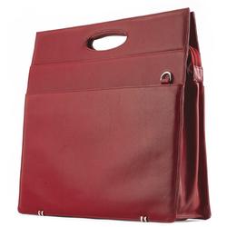 Mobile Edge Full-Grain Leather Notebook Case (Red) for up to 15.4 PC's