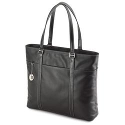 Mobile Edge Leather Tote Notebook Case (Black)