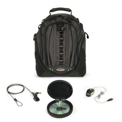 MOBILE EDGE LLC Mobile Edge MEBUN02 Select Backpack Bundle Kit- SecuriCable Combo Lock,3-D Optical Mouse