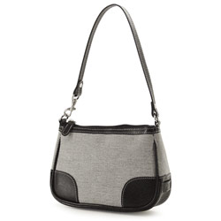 MOBILE EDGE LLC Mobile Edge Madison Clutch Notebook Purse - Nylon - Black, White