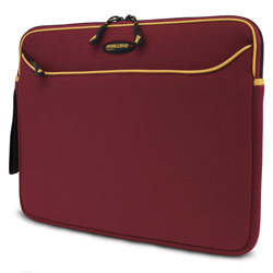Mobile Edge Notebook Sleeve - Neoprene - Red/Gold (fits 15.4 laptops)