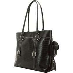 Mobile Edge Signature Notebook Tote - Top Loading - Black, Taupe