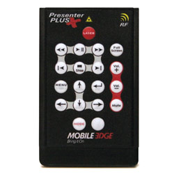 Mobile Edge Slim-Line Wireless Presenter Plus Remote - PC, Mac, Notebooks - 100 ft - Presentation Remote