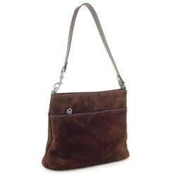 MOBILE EDGE LLC Mobile Edge Suede Clutch Purse - Suede - Chocolate