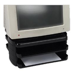 RubberMaid Monitor Stand With Letter Tray, Supports 12 -15 Monitor, PM (RUB15022)