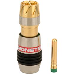 Monster CI Pro Monster Cable QL RG6Q RR-10 QuickLock RG6Q RCA Connector - A/V Connector - RCA