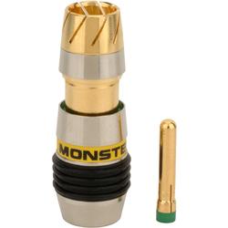 Monster CI Pro Monster Cable QL RG6Q RY-50 QuickLock RG6Q RCA Connector - A/V Connector - RCA (103837-00)