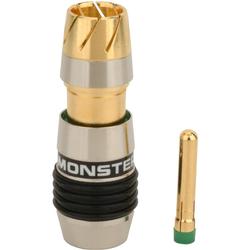 Monster CI Pro Monster Cable QL RG6Q RY-50 QuickLock RG6Q RCA Connector - A/V Connector - RCA (126165-00)