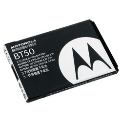 Motorola BT50 Lithium Ion Cell Phone Battery - Lithium Ion (Li-Ion) - 3.7V DC - Cell Phone Battery