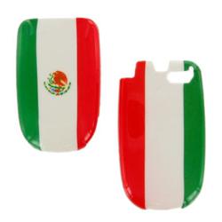 Wireless Emporium, Inc. Motorola C290 Mexican Flag Snap-On Protector Case Faceplate