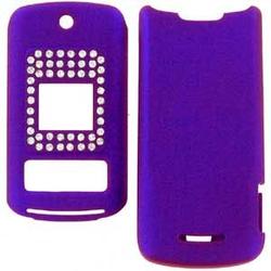 Wireless Emporium, Inc. Motorola KRZR K1m Bling Rubberized Blue Snap-On Protector Case Facepla