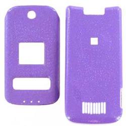 Wireless Emporium, Inc. Motorola KRZR K1m Glitter Purple Snap-On Protector Case Faceplate